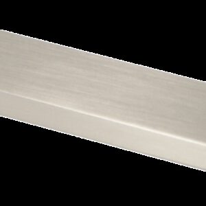 Castella Contemporary Angular Brushed Nickel Square Pull 128mm Handle