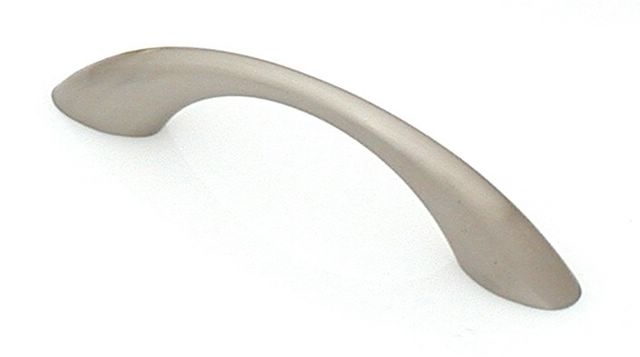 Castella Nostalgia Classic Brushed Nickel 64mm Tapered Bow C Pull Handle