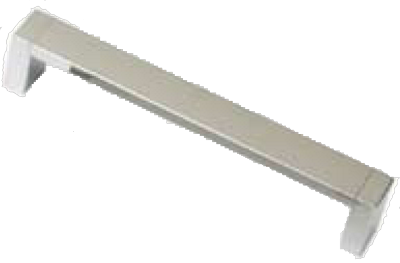 Castella Linear Mezzanine Insert Square Polished Chrome 160mm D Pull Handle