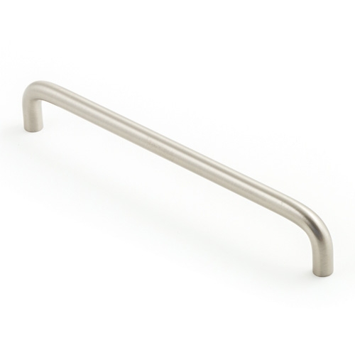 Castella Linear Conduit Brushed Nickel 192mm D Pull Handle