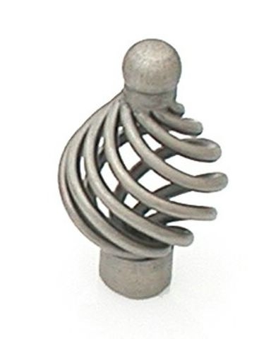 82 Castella Heritage French Provincial Pewter 34mm Wire Knob