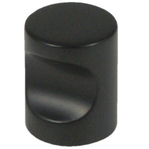 Castella Minimal Micro Matt Black Cylinder 20mm Knob 70 020 04
