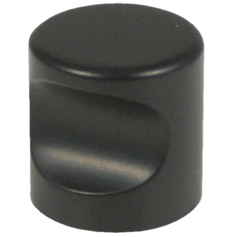 Castella Minimal Micro Matt Black Cylinder 25mm Knob 70 025 04