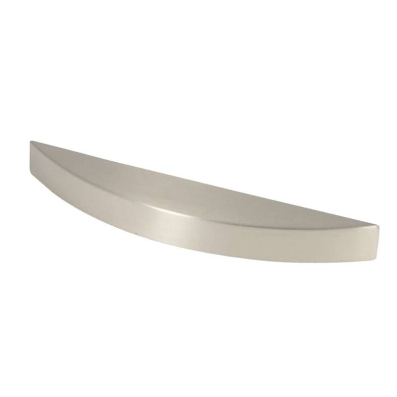 Castella Rounded Flat 96mm Brushed Nickel Pull 014 096 10 2