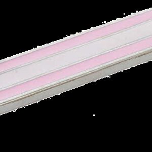 Dorset Vivo Collection Nickel Plate Pink and Light Pink 96mm Handle
