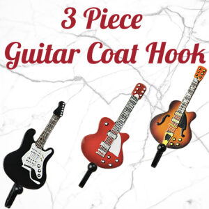 3pcs Guitar Robe Decorative Creative Coat Hooks