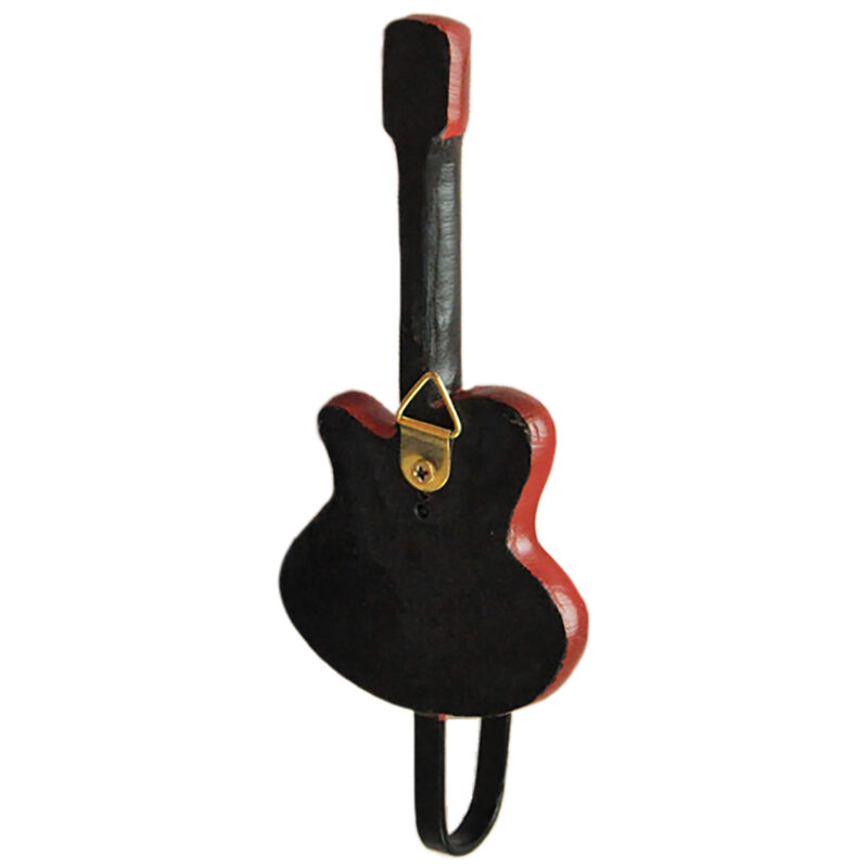Fender Telecaster Guitar Shaped Decorative Coat Hook In Candy Apple Red 03 Back