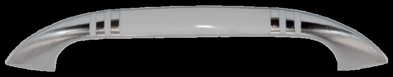 Moderna Varilla 96mm White and Chrome Handle