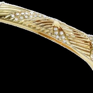 Armario Leaf Gold Diamante 96mm Handle