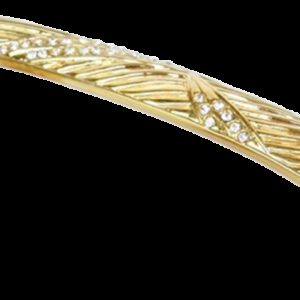Armario Leaf Gold Diamante 128mm Handle