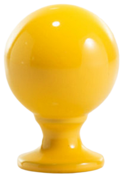 Vibrante Perilla Amarillo 20mm Round Yellow Knob