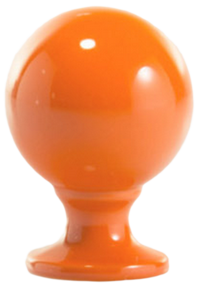 Vibrante Perilla Naranja 20mm Round Orange Knob