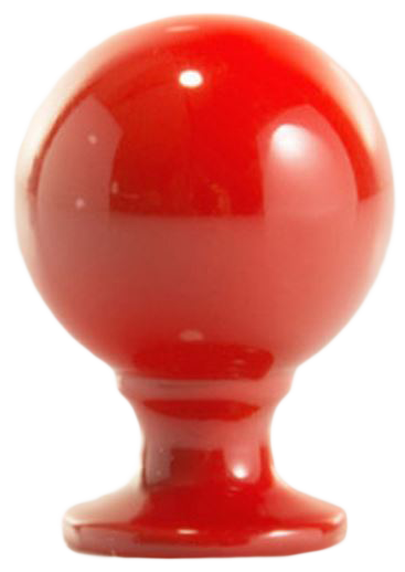 Vibrante Perilla Roujo 20mm Round Red Knob
