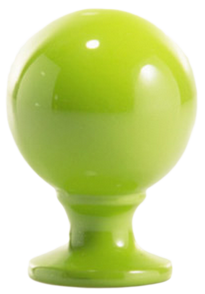 Vibrante Perilla Verde 20mm Round Green Knob