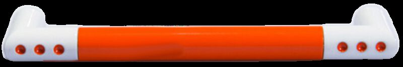 1318 Vibrante Manija Naranja 128mm Orange D Handle