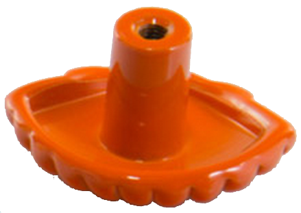 1417 Vibrante Venera Naranja 40mm Orange Shell Knob