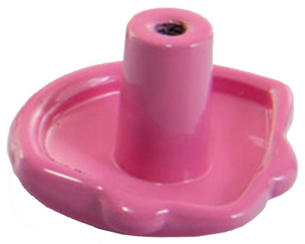1421 Vibrante Venera Rosa 40mm Pink Shell Knob
