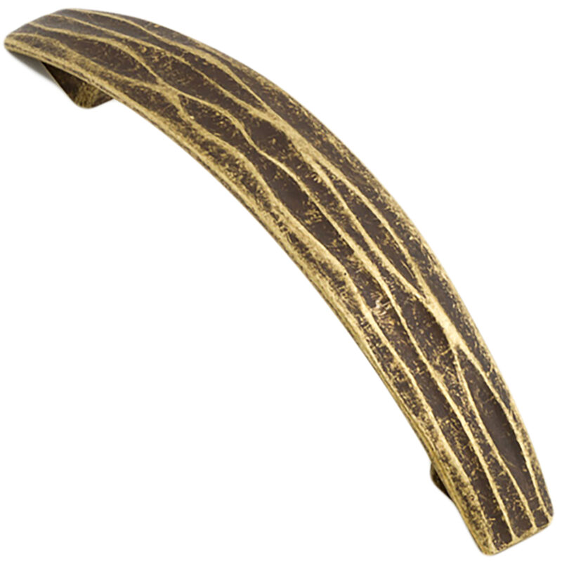 Castella Artisan Ripple 96mm Antique Brass Handle 744 096 03