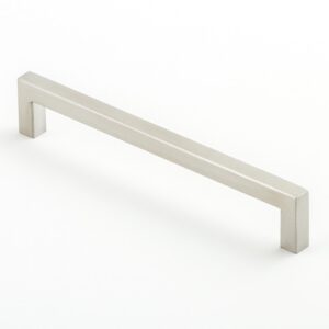 Castella Linear Manhattan Satin Stainless Steel Square D Pull 160mm Handle