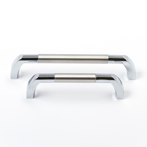 3050 Castella Statement Accent Stainless Steel And Polished Chrome C Pull 96mm Handle