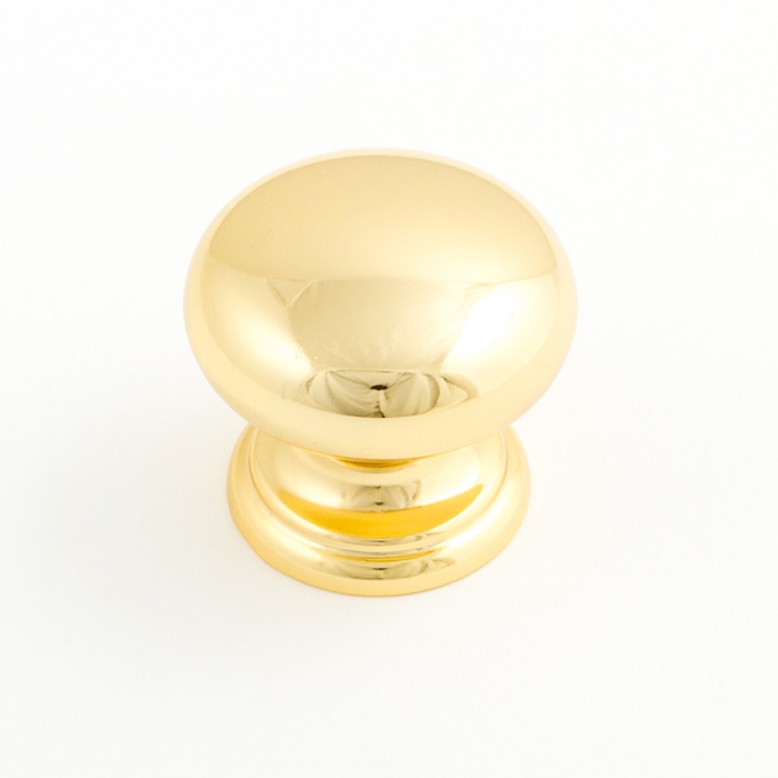 Castella Heritage Sovereign Round Gold Plated 35mm Round Knob