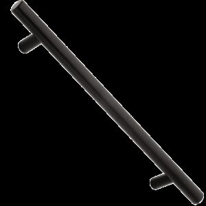 T-Bar Rail and Post Matte Black 160mm Aluminium Handle