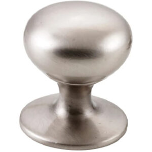 Furnware Dorset Hampton Collection Brushed Nickel Round Knob With Base Dst Hmk032 Dbr