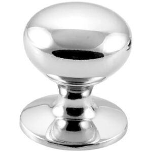 Furnware Dorset Hampton Collection Chrome Plated 32mm Round Knob With Base Dst Hmk032 Cp 1