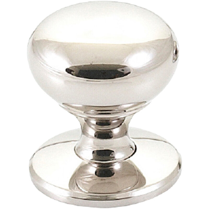 Furnware Dorset Hampton Collection Chrome Plated 32mm Round Knob With Base Dst Hmk032 Cp