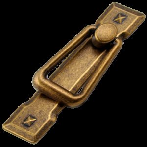 Small Town Collection Bronze 56mm Swivel Ring Drop Pull
