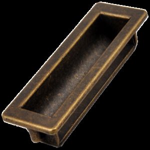 Small Town Collection Bronze 98mm Recessed Flush Pull