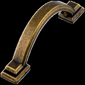 Small Town Collection Bronze 76mm C Pull Bow Handle with Square Base