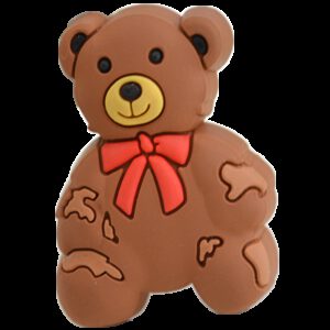 Adorable Light Brown Teddy Bear 52mm Soft Rubber Knob
