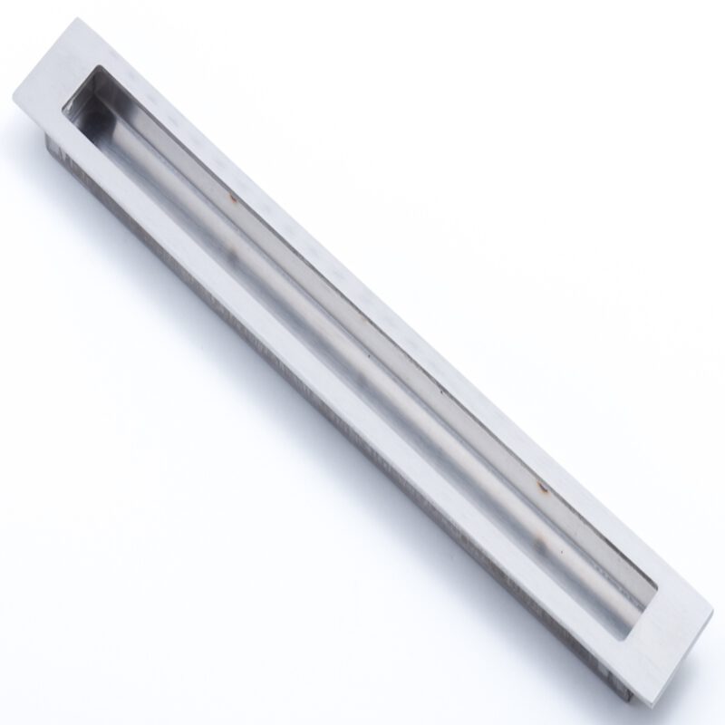 4191 Castella Minimal Slide Stainless Steel 300mm Recessed Rectangle Flush Pull Handle