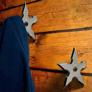Ninja Shuriken Throwing Star Decorative 102mm Coat Hook Byw Nch 102 Ss Ch Customer1
