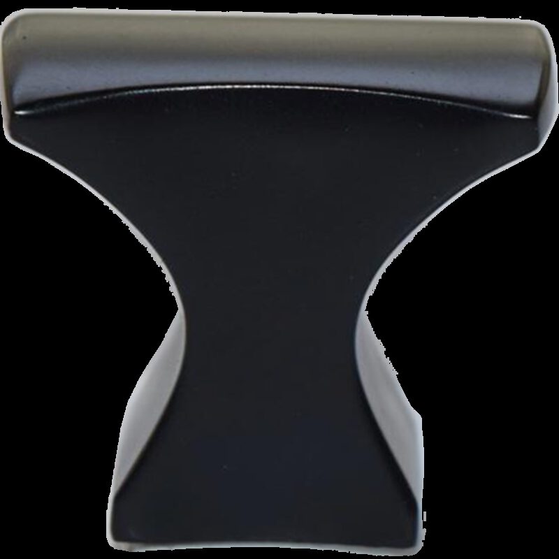 4327 Sencillo Eleganta Aspero Matte Black 32mm Concave T Knob