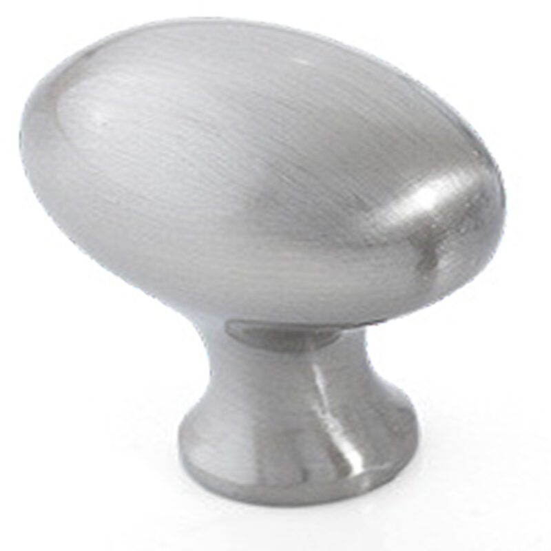 Furnware Dorset Asti Collection Brushed Nickel 30mm Small Oval Knob Dst Oks 30 Brn