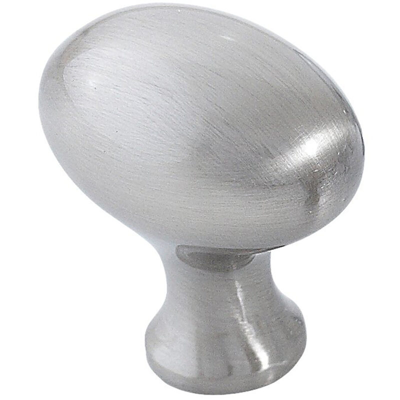Furnware Dorset Asti Collection Brushed Nickel 30mm Small Oval Knob Dst Oks 30 Brn3