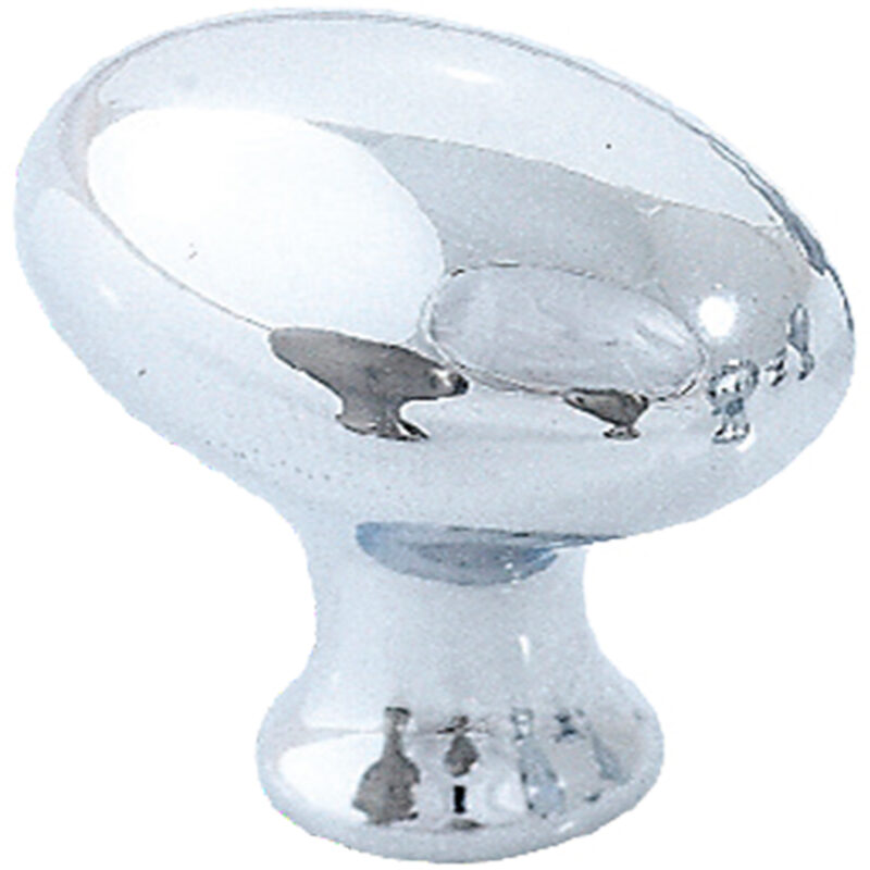 Furnware Dorset Asti Collection Chrome Plated 35mm Large Oval Knob Dst Okl 35 Cp2