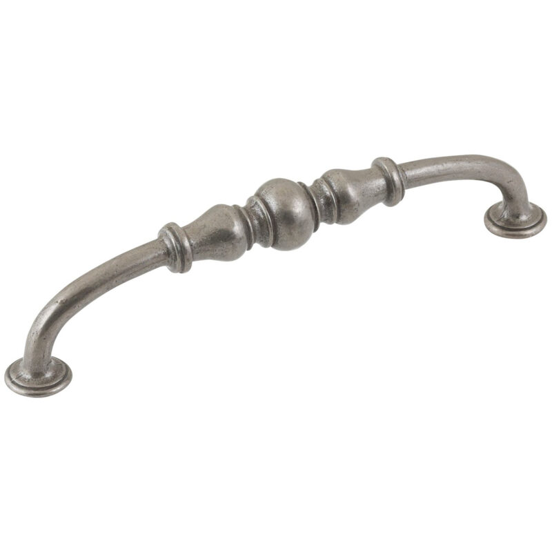 Furnware Dorset Bordeaux Collection Pewter 203mm Cast Iron D Pull Handle Hn3626 203 Pw 1