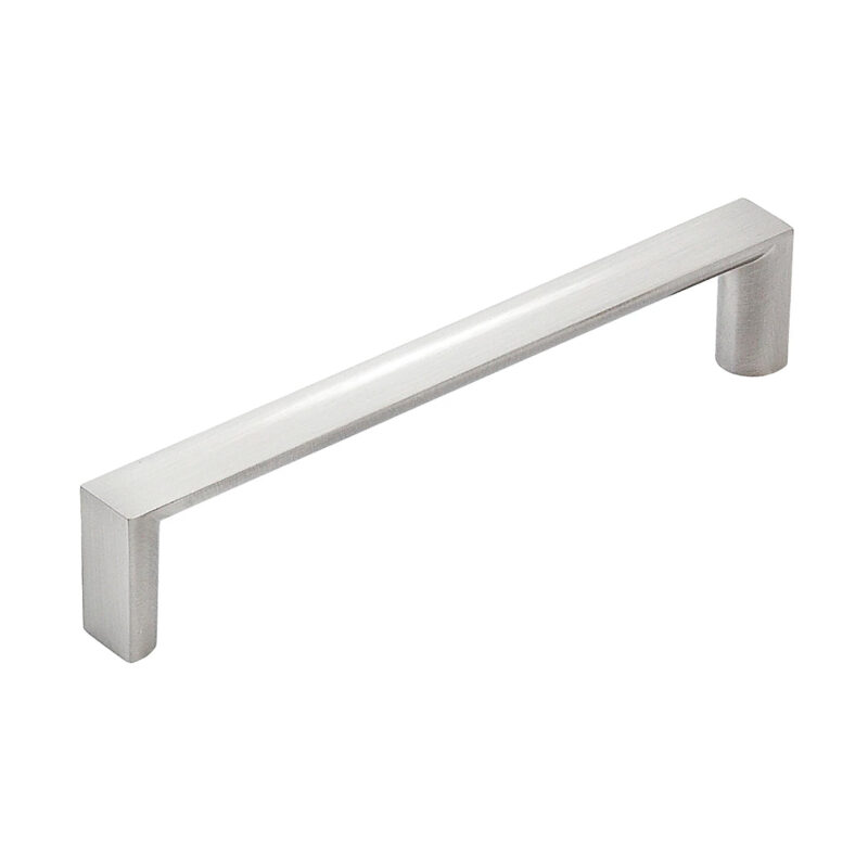 Furnware Dorset Dallas Collection Dull Brushed Nickel 128mm Square D Pull Handle Dst Fdh128 Dbr 1