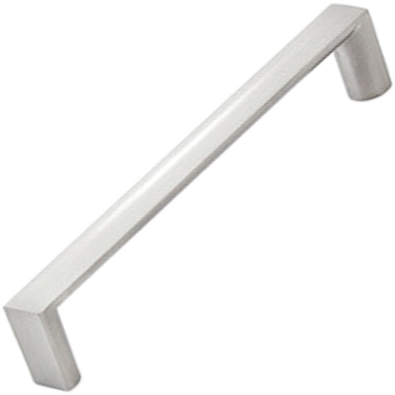 Furnware Dorset Dallas Collection Dull Brushed Nickel 128mm Square D Pull Handle Dst Fdh128 Dbr 2