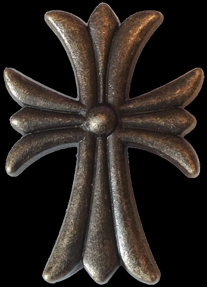 5005 Ashenvale Antique Brass 53mm Cross Patonce Knob