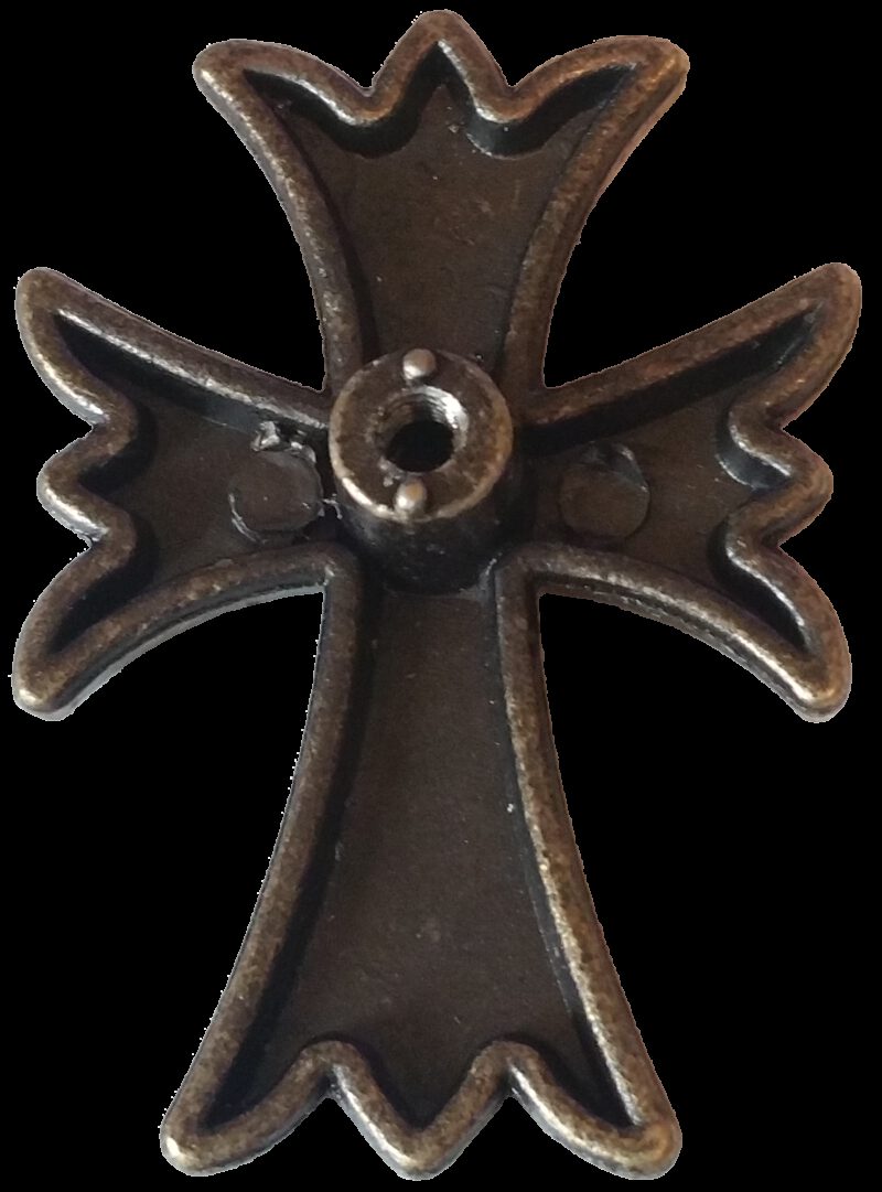 5006 Ashenvale Antique Brass 53mm Cross Patonce Knob