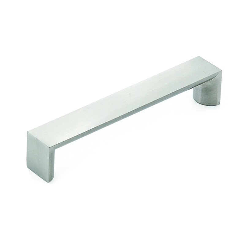 Furnware Dorset Boston Collection Dull Brushed Nickel 128mm Wide Square D Pull Handle Dst Wfdh128 Dbr 1