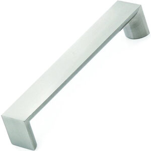 Furnware Dorset Boston Collection Dull Brushed Nickel 128mm Wide Square D Pull Handle Dst Wfdh128 Dbr