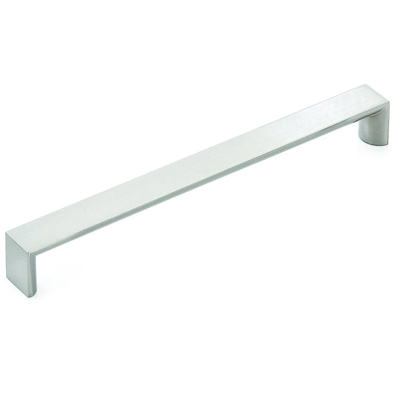 Furnware Dorset Boston Collection Dull Brushed Nickel 224mm Wide Square D Pull Handle Dst Wfdh224 Dbr 1