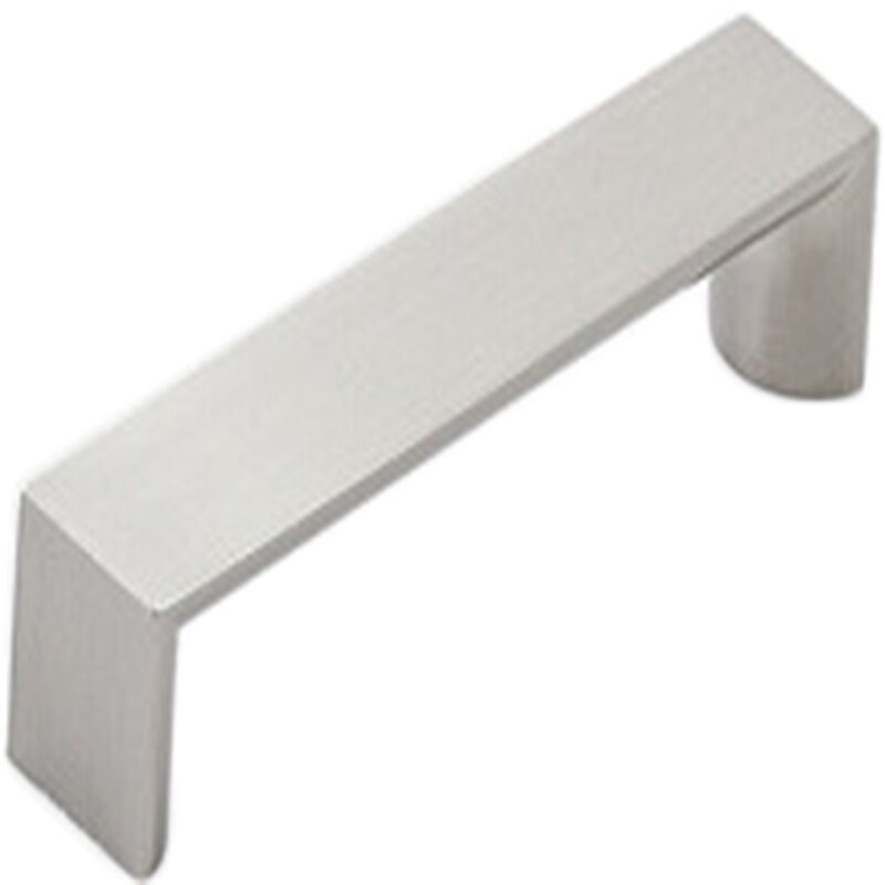 Furnware Dorset Boston Collection Dull Brushed Nickel 96mm Wide Square D Pull Handle Dst Wfdh96 Dbr 2