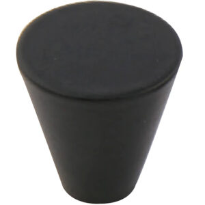 Furnware Dorset Evora Black 26mm Cone Knob Dst Dc1226 Bl