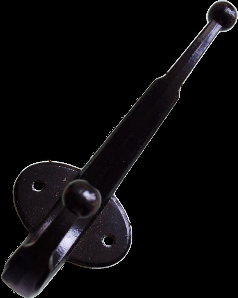 4853 Ashenvale Matte Black 123mm Two Prong Coat Hook